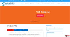 Desktop Screenshot of graspinfotech.com
